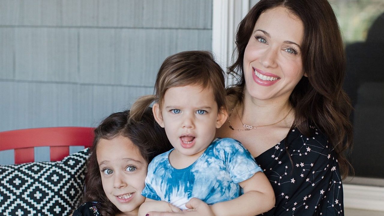 Marla Sokoloff with her daughters Marla Sokoloff with her daughters