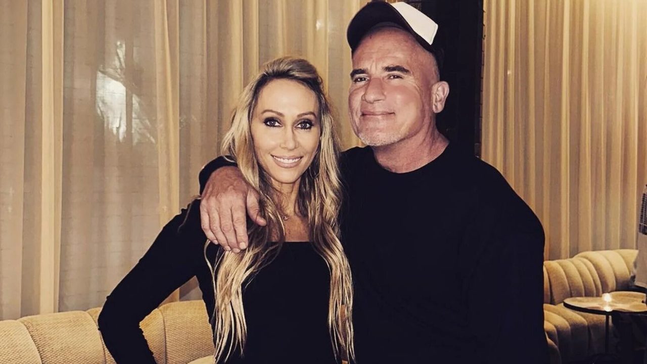 Dominic Purcell with wife Tish Cyrus dominic-purcell-with-wife-tish-cyrus