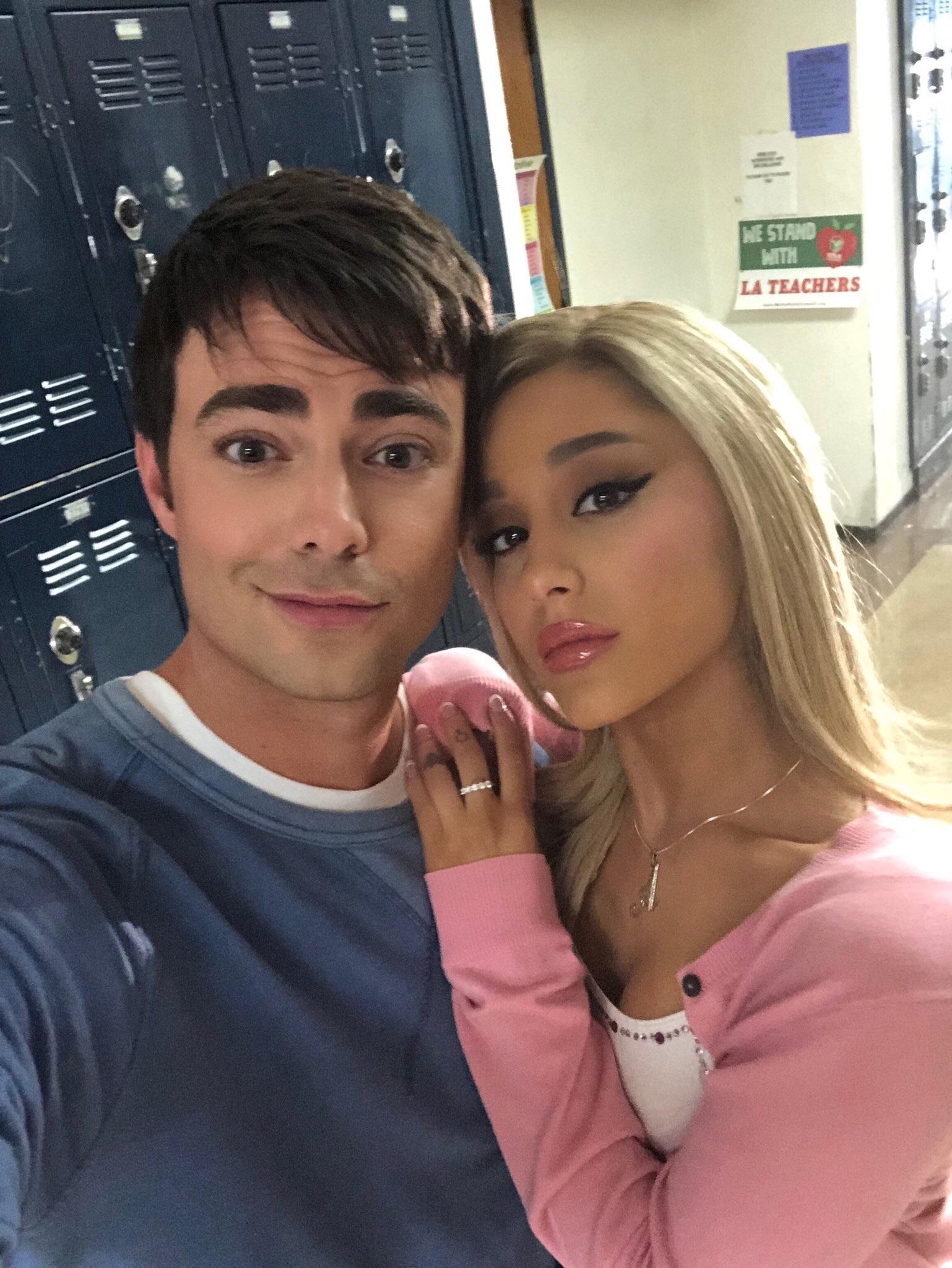 Jonathan Bennett and Ariana Grande jonathan-bennett-and-ariana-grande