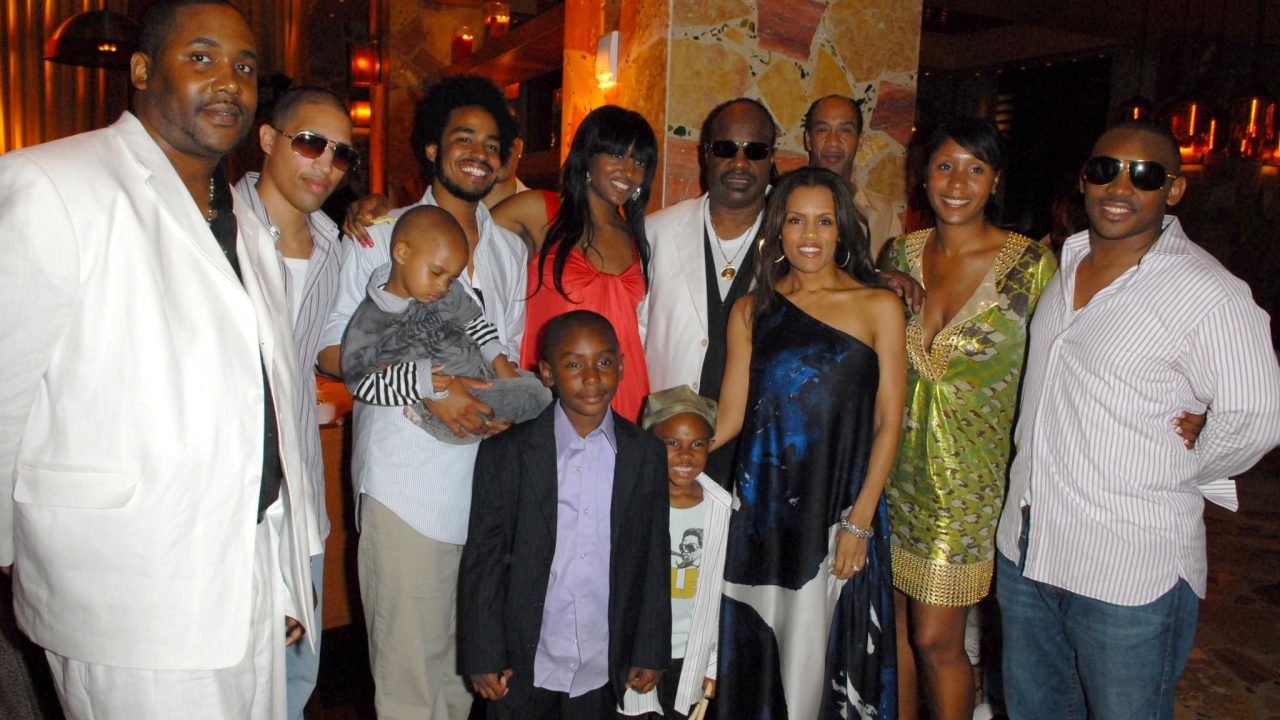 Стиви Уандер с детьми Стиви Уандер с детьми