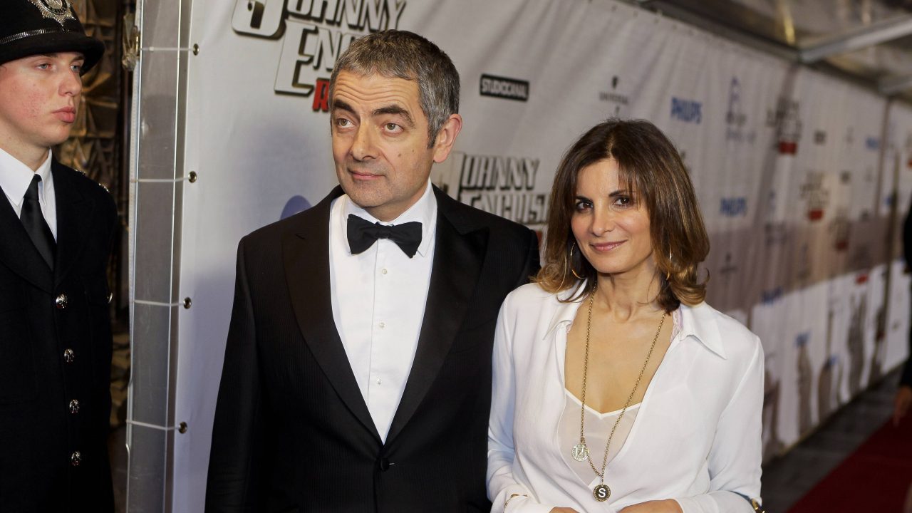 Роуэн Аткинсон и с бывшей женой Сунетрой Састри Роуэн Аткинсон и с бывшей женой Сунетрой Састри