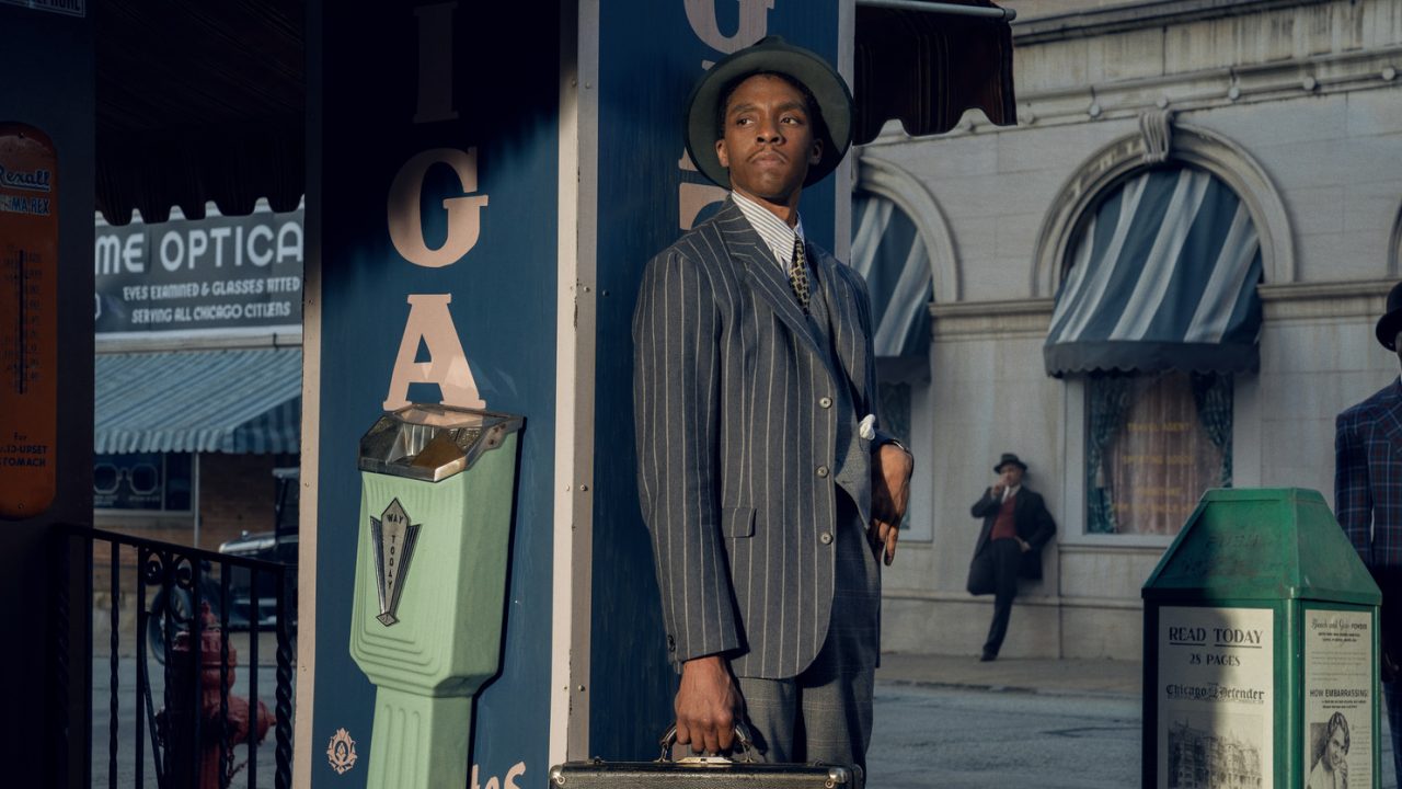 Чедвик Боузман в фильме «Ма Рейни: Мать блюза» Чедвик Боузман в фильме «Ма Рейни: Мать блюза»