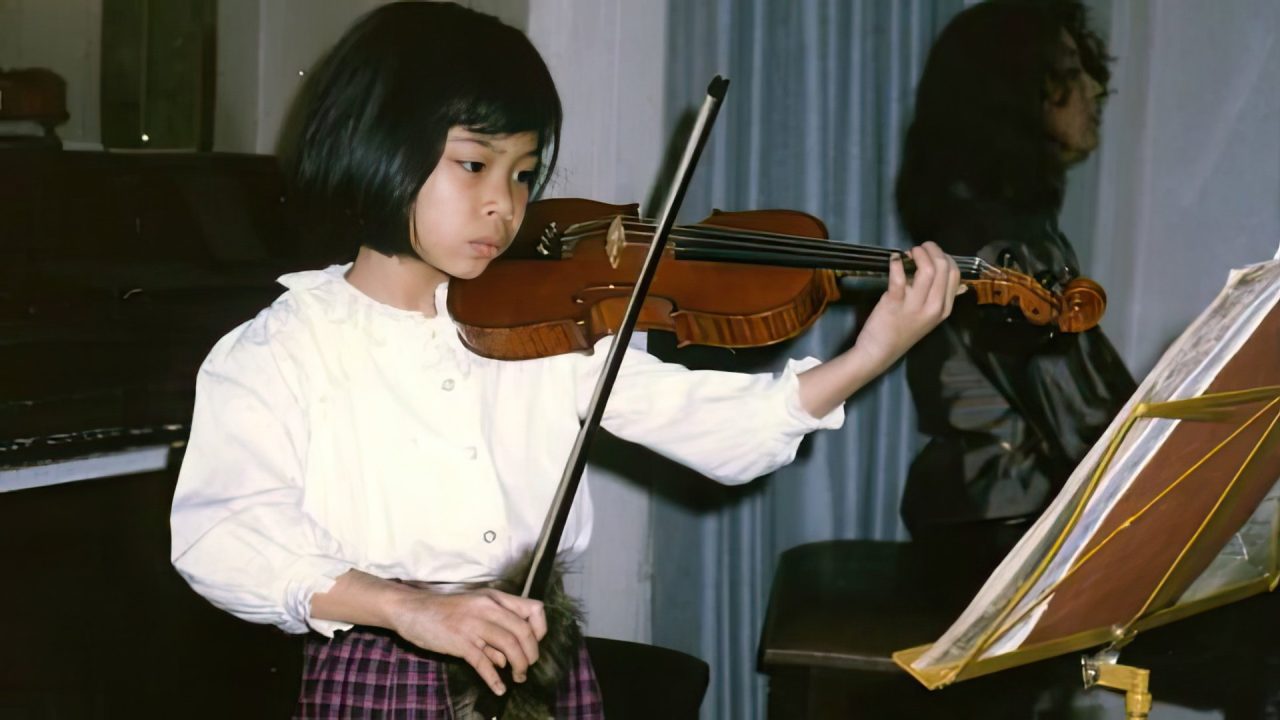 Ванесса Мэй в детстве Ванесса Мэй в детстве